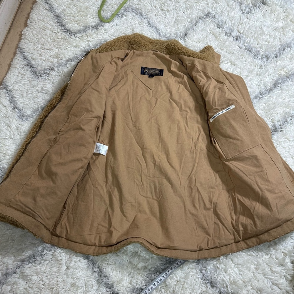 PENDLETON Brooke Chimayo Sherpa
Jacket Tan Brown Teddy Fuzzy - Picture 4 of 13